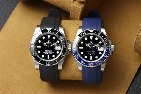 rolex rubber strao|Rolex rubber strap for submariner.